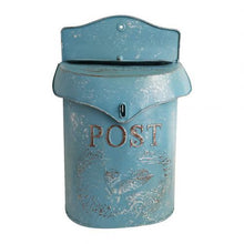 Load image into Gallery viewer, Pastoral Lockable Secure Iron Post Box Vintage Handmade Metal Letter Newspaper Mail Box Wall Mounted Creative Mailbox HW176