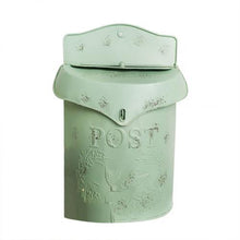 Load image into Gallery viewer, Pastoral Lockable Secure Iron Post Box Vintage Handmade Metal Letter Newspaper Mail Box Wall Mounted Creative Mailbox HW176