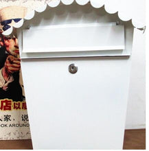Load image into Gallery viewer, Pastoral painted letter box creative with lock mailbox mail box waterproof suggestion box Wall Mounted home Decoration Post Box
