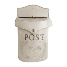 Load image into Gallery viewer, European style iron retro mailbox, sealed suggestion box, newspaper box, wedding garden decor mail box for home