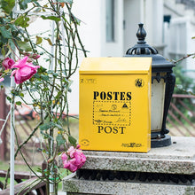 Load image into Gallery viewer, idYllife Home Mailbox Garden Mail Box Lockable Post Box with Key Lock Letter Box Outdoor Yard Door Porch Hanging Decoration