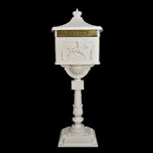 Load image into Gallery viewer, Hot Sale vertical Mailbox  Mail Box Aluminium alloy upright Metal Post Letters Box  Country Cast Iron garden outdoor supply