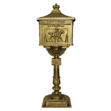 Load image into Gallery viewer, Hot Sale vertical Mailbox  Mail Box Aluminium alloy upright Metal Post Letters Box  Country Cast Iron garden outdoor supply