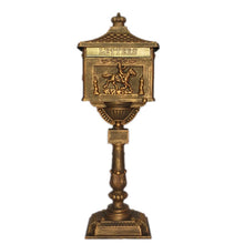 Load image into Gallery viewer, Hot Sale vertical Mailbox  Mail Box Aluminium alloy upright Metal Post Letters Box  Country Cast Iron garden outdoor supply